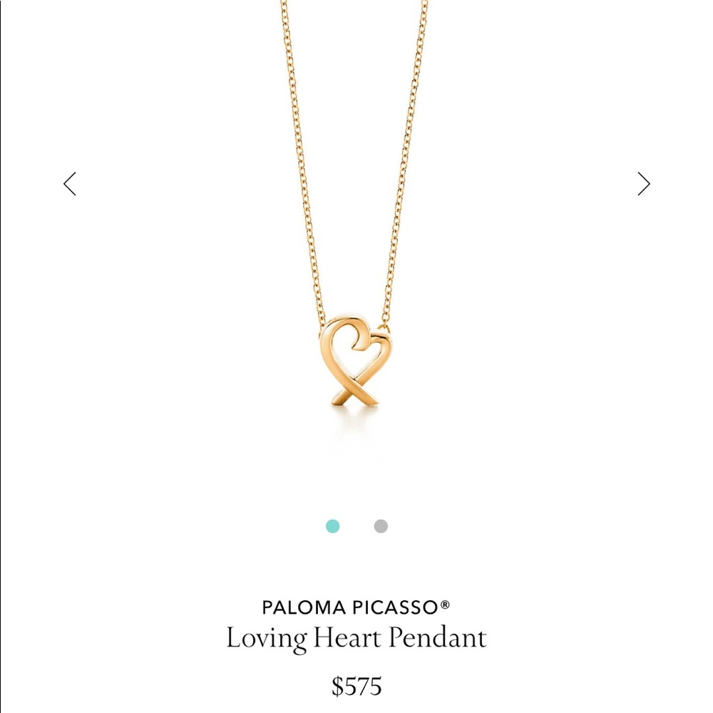 Paloma Picasso Loving Heart Necklace Gold